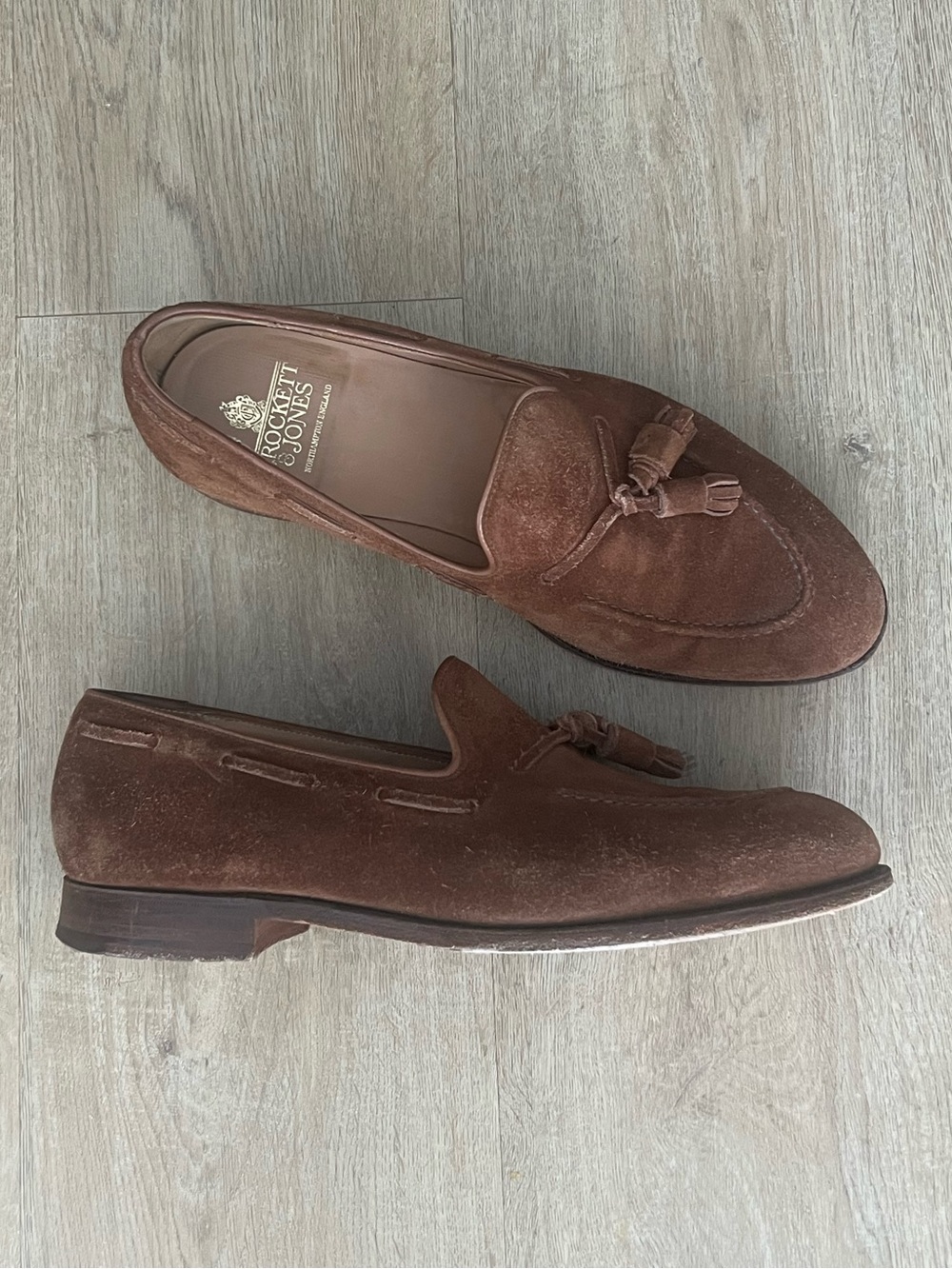 CAVENDISH Cockett & Jones
Polo Brown Calf Suede Tassel Loafers - Picture 2 of 5